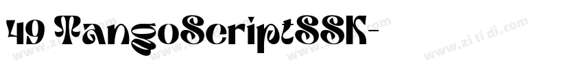 49 TangoScriptSSK字体转换